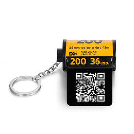 QR Kodlu Kişiye Özel Kodak Anahtarlık